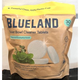 BLUELAND Toilet Bowl Cleaner Peppermint Eucalyptus 30 Tablets