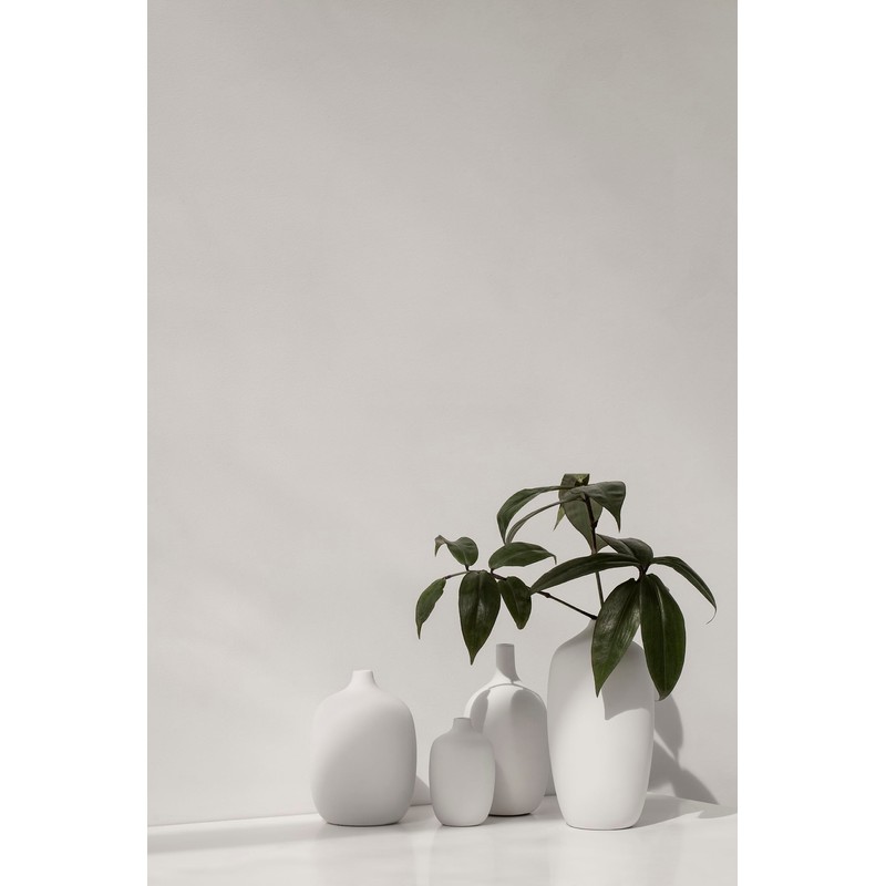 blomus CEOLA Set of 3 Ceramic Flower Vases, White