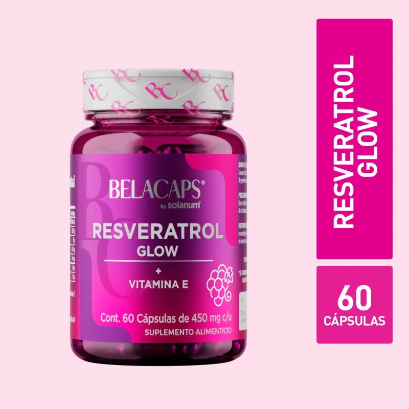 Belacaps Resveratrol Vitamina E 60 Cpsulas Para Mujer Sin Sabor
