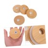 VICASKY 4Pcs Bamboo Jar Lids for Wide Mouth Jars Practical
