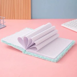 Diario De Felpa, 80 Páginas, Multiusos, Color Degradado