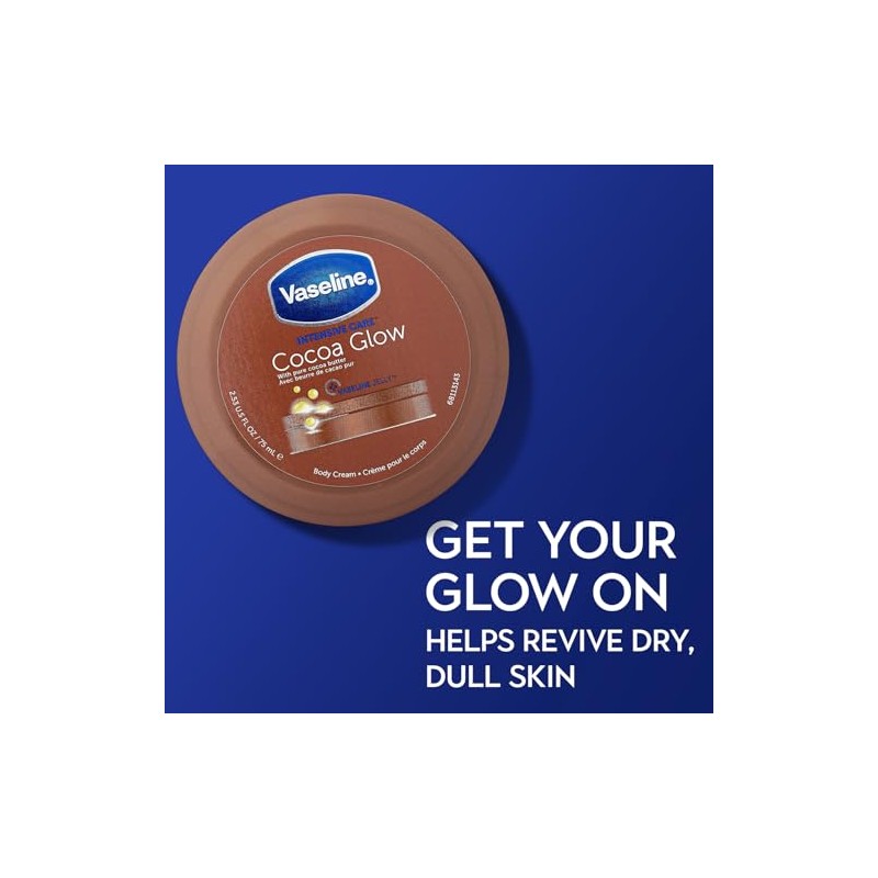 Vaseline Cocoa Glow - Paquete De 12 Cremas Corporales De