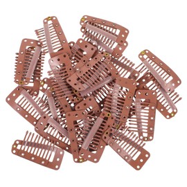 BIUDECO 30pcs Top Clip for Women Faux Hair Barrette Snap Hair Clips Wig Clips to Secure Wig Tiny Comb Teeth