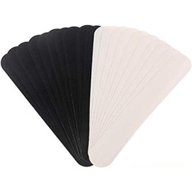 JiaUfmi 40 Pieces Hat Liner Cap Protection Insert Headband Sweatband Liner Disposable Sweat Pads for Baseball Tennis Hunting Hat Moisture Absorbing Supplies - 23.5 x 3.7 cm/ 9 x 1.45 Inches