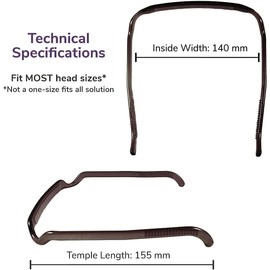 Makeup Headband for Women,2PCS Curly Headband, Mini Fashion Curly Hair Thick Hair Band, Curly Hair Fixing Tool, Invisible Hair Hoop, for Skin Care, Makeup Removal, Shower, Exercise.…