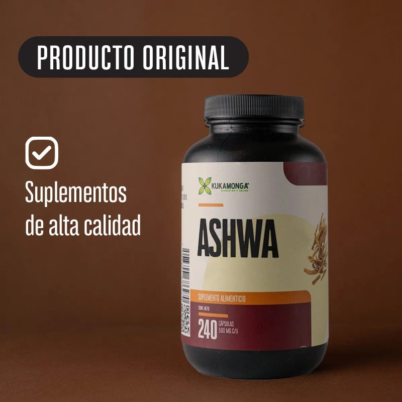 Ashwa | Adaptógeno | 240 Cápsulas | Calma Tu Mente