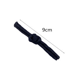 WiYould 10 Pairs Chinese Knots for Sewing Buttons, Closure Knot Buttons for Cheongsam, Tang, Suit, Scarf, Cardigan, Sweater, Coat, Costumes, Outfit for Sewing (Black, 1Z)