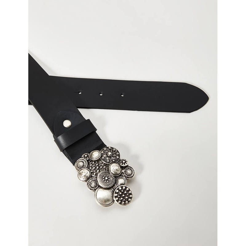MGM Women's Coin Belt (Coin) - Black (Black 01), size:
