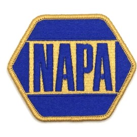 Napa Auto Parts Store Racing NASCAR Sew Iron On Hat Patch Retro Vintage Style
