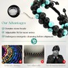 Protection Bracelet for Women/Men – Handmade with Matte Onyx, Turquoise