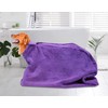 Premium Microfiber Dog Drying Bag - Quickly Removes Water Mud