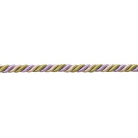 DÉCOPRO Lilac Ivory Green 5/16" Decorative Rope Cord Winter Lilac [By The Yard]