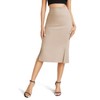 Urban CoCo Women's Stretch Office Fishtail Pencil Skirt High Waist
