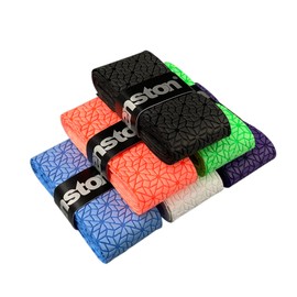 Senston 6 Pack PU Racquet Grips Tennis/Badminton/Squash Anti Slip Super Absorbent Handle Grip (6pcs Embossing)