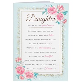 Regal Publishing Heartfelt Wishes Sentimental Birthday Card Daughter -,white - 9 x 6 inches