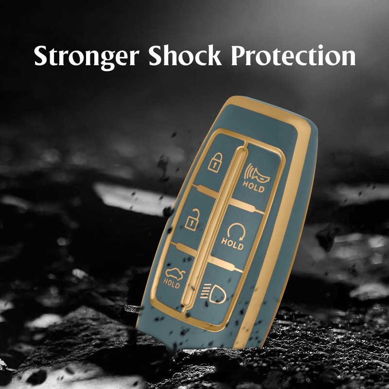 WORCAS Soft TPU Key Fob Cover Case Compatible with Hyundai