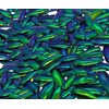 WitnyStore Jewel Beetle Wings Emerald Green 100 Pieces Set Metallic