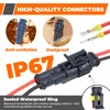 Noxtren 828Pcs 52 Sets Waterproof Automotive Electrical Wire Connectors with