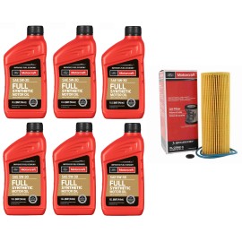 MOTORCRAFT Synthetic 5W-30 (6QTS) + Oil Filter for Ford Explorer 3.0L 2020-2024