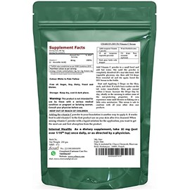 SENTA SENTA Charco - Skin to Internal Health® Vitamin C Powder (L-Ascorbic Acid Powder) 200 gm, for Immunity Booster, for use in Face Serum Skin Care, Toners, lotions, Creams,
