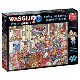 Jumbo 81905 Wasgij Mystery 10 Finally Spring Jigsaw Puzzle 1000 Pieces