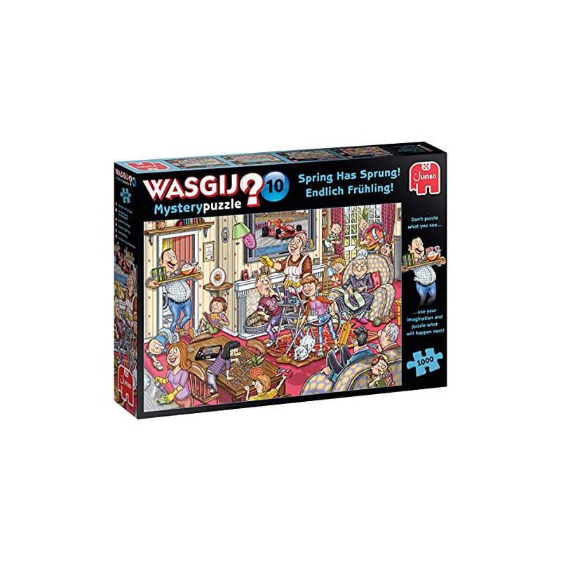 Jumbo 81905 Wasgij Mystery 10 Finally Spring Jigsaw Puzzle 1000