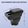 YJYWZH Car Armrest Box for KIA Rio 5 2015-2019 Auto