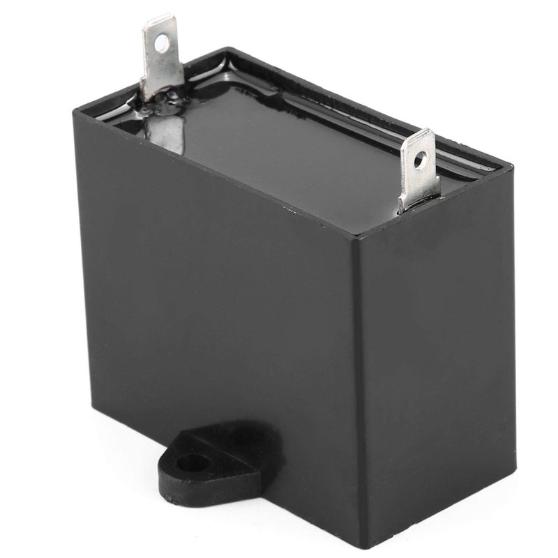 Tyenaza CBB61 Rectangular Black 24uF 450V AC 50/60Hz Starting Capacitor