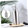 Gatuida Refillable Stainless Steel Cosmetic Bottle Liquid Soap Dispenser for