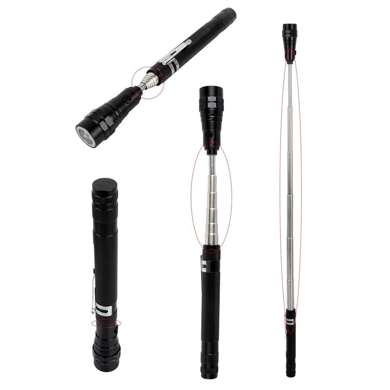 WIROJ BlueSunshine Portable 3 x LED Telescopic Flexible Extensible Led
