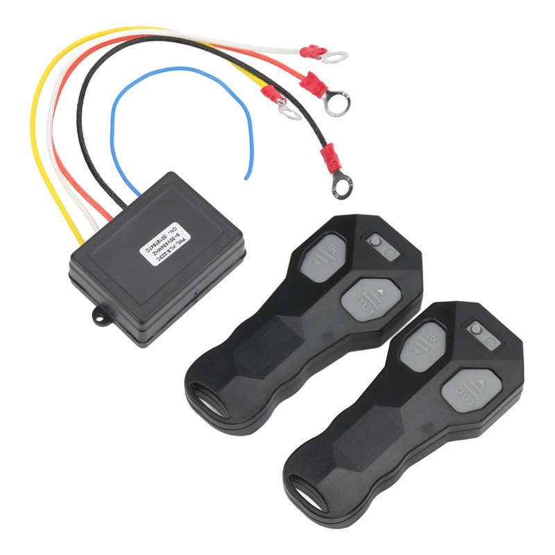 Wireless Winch Remote Control Kit with Indicator 75ft Range 12V
