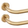 Wrap Around Curtain Rods 2 Pack for 84 to 134