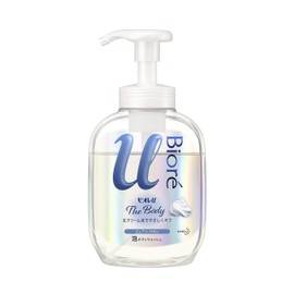 Biorelu The Body Foaming Type Pure Sabon Scent Pump, 18.2 fl oz (540 ml), High Lubrication Formula, Raw Cream Foam, Body Soap, Pure Sabon Scent for a Clean Feel