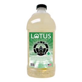 White Lotus Plant Energy Drink Concentrate | Pure Cane Sugar | 64 fl oz | 1:5 | Natural Caffeine from Green Coffee Bean
