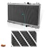 2-Row Full Aluminum Core Dual Core Racing Radiator Compatible with