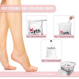 Pedicure Liner Disposable Masajeadores Eléctricos para Pies y Piernas Footsie Bath Liners Pedi Liners for Foot Bath/Spa/Massage Thick Elastic (100PCS)-XL