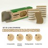 12 Pack Non Scratch S-Shaped Natural Kitchen Sponges - Biodegradable