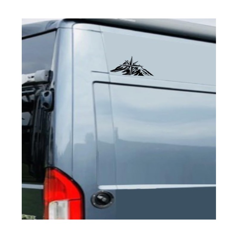 Compass Sticker Compass Rose Sticker Wind Rose Sticker Navigation Sticker