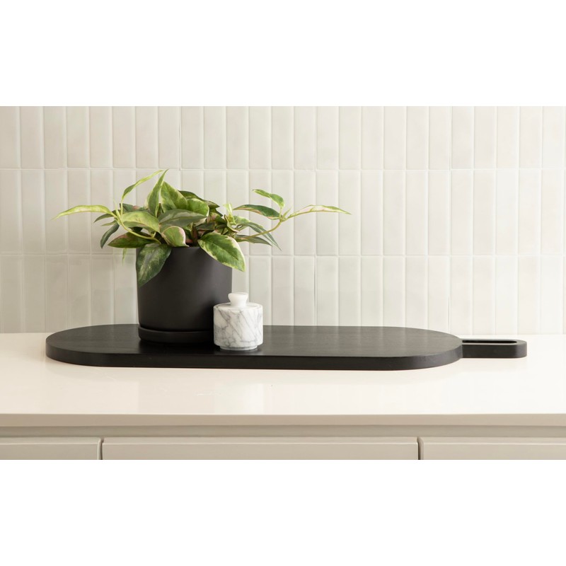Kate and Laurel Staven Transitional Capsule Serving Board; 30 x