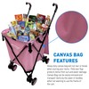 EasyGo Rolling Cart Folding Grocery Shopping Cart Laundry Bag with