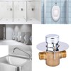 GOLDMAN SERVICE Chrome Plated Timed Short Water Spout Tap Water
