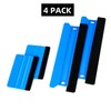 Ewrap 10CM + 21CM Allpurpose Plastic Squeegee Set, Felt Edge