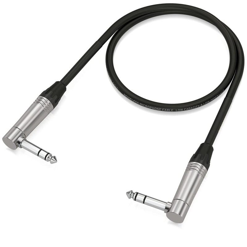 Behringer GIC-60 4SR Cable para instrumento, Negro/Plateado