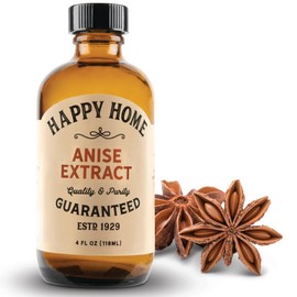 Happy Home Pure Anise Extract - Certified Kosher, 4 oz.