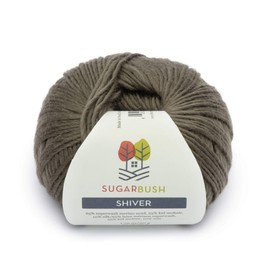 Sugar Bush Yarns Shiver Yarn, 50g, Frosty Brown