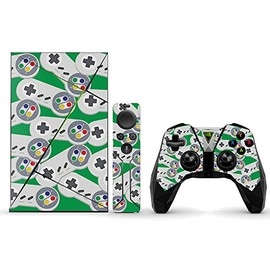 MightySkins Skin Compatible with NVIDIA Shield TV (2017) wrap Cover Sticker Skins Retro Controllers 1