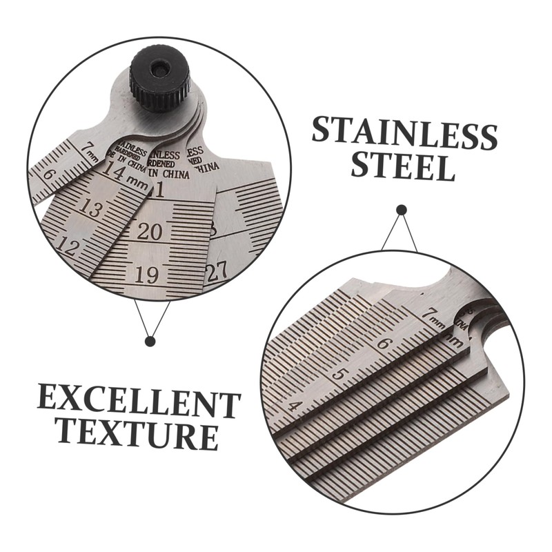 GLEAVI 4sets Gauges for Gap Measurement Precision Stainless Steel Gauges