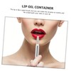 Baluue 6pcs 3ml Gold Silver Plastic Lip Gloss Tube Tint