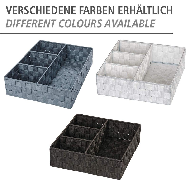 Wenko Organizer Adria - storage box, 4 compartments, 32 x