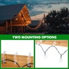 Pilikoll 200 Pcs Gutter Hooks for Outdoor Christmas Lights Plastic